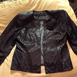 Anthracite by Muse 6 Faux Leather Jacket